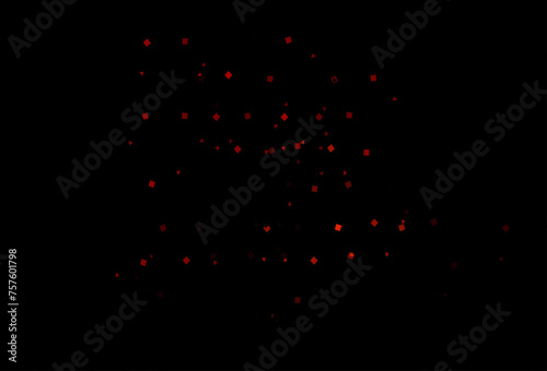 Dark Red vector pattern in polygonal style with circles.