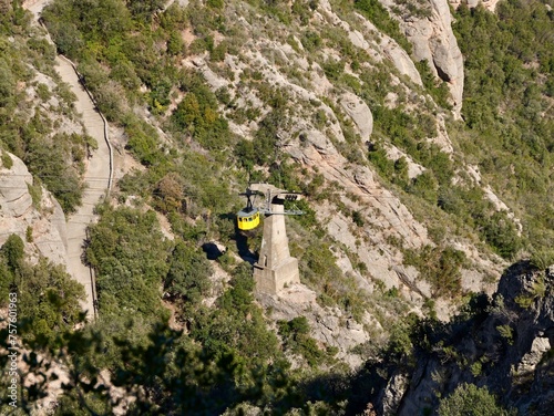 Montserrat View Point , the Santa Maria de Montserrat Abbey, Montserrat, Monistrol de Montserrat, Barcelona, Spain photo