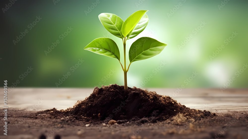plants growing in soil plants growing in soil