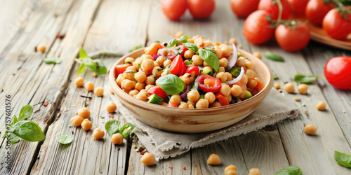 Delicious Chickpea Salad wi...