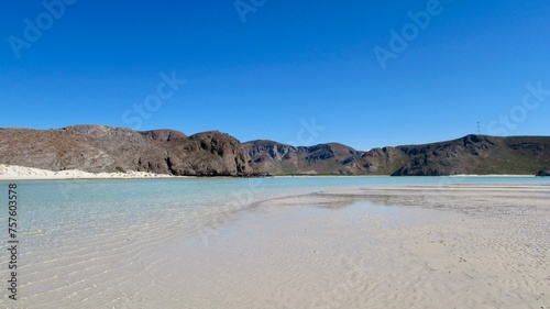 Paisaje Playa Balandra, La Paz, Baja California Sur 