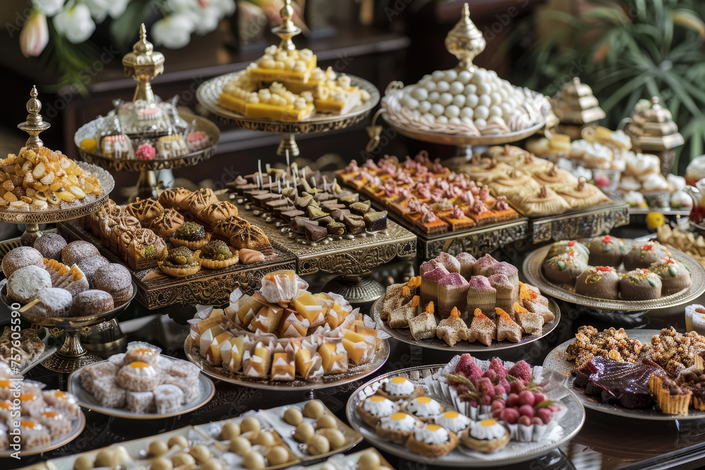 Traditional Eid Sweets Display