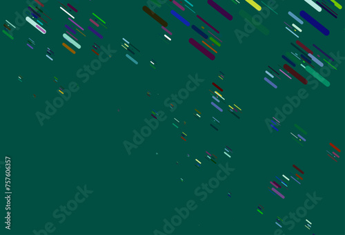 Light Multicolor, Rainbow vector layout with flat lines.