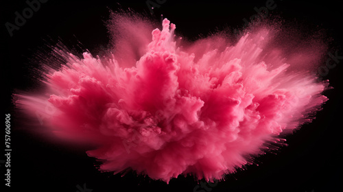 Pink Powder Explosion