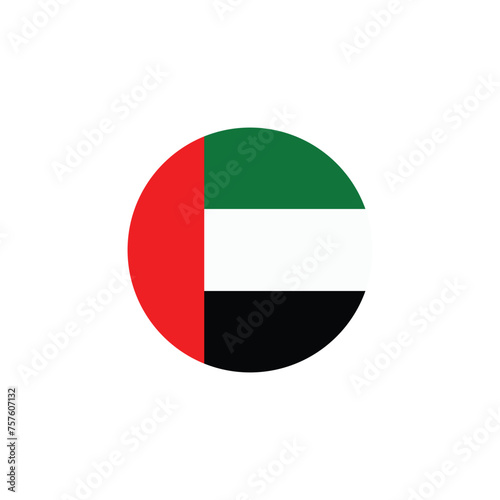 United Arab Emirates flag icon vector