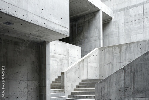 Contemporary art gallery minimalist concrete architecture open spaces for immersive art experiences