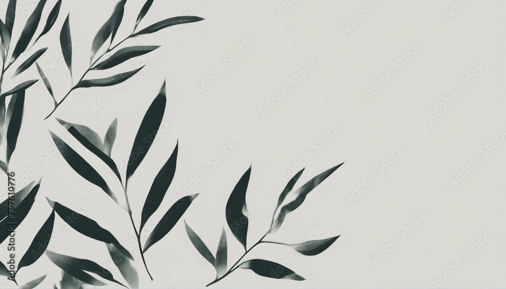 Obraz premium Plants and leaves on white background. Seedlings and plant branches in png to cut out. Graphic resources, nature and greenery. Decoration, minimal, botany