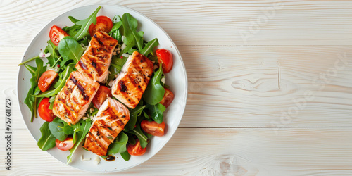 Delicious Salad with Grille...