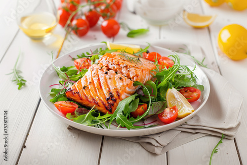 Delicious Salad with Grille...