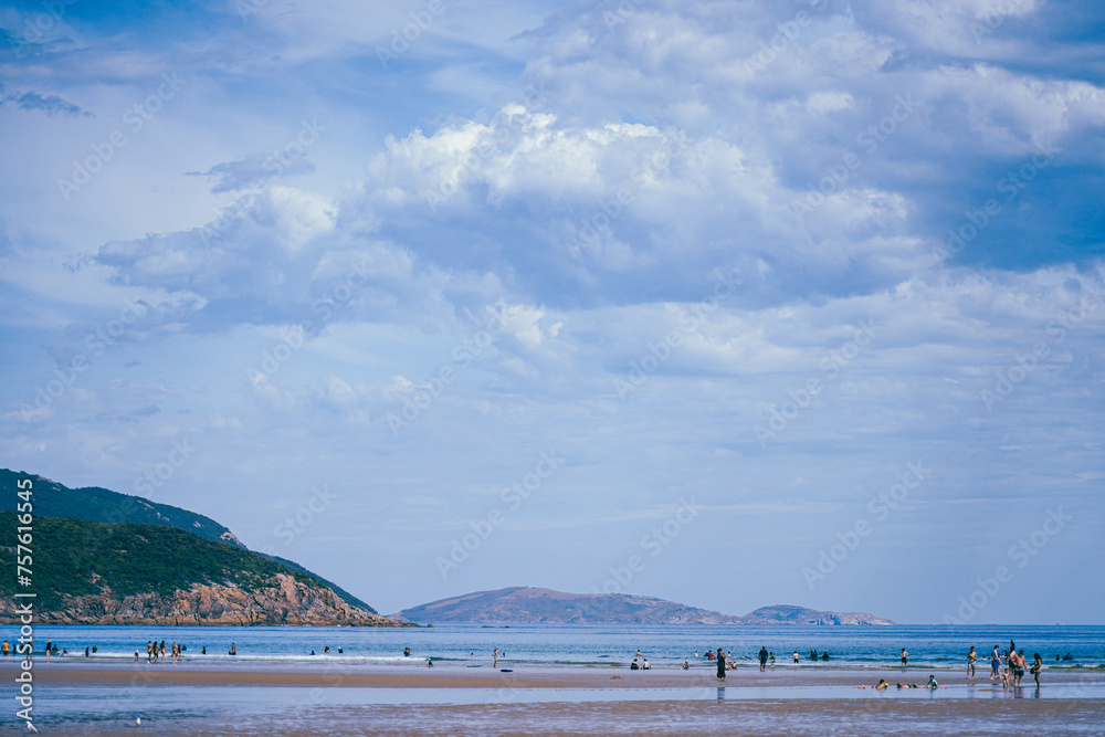 Fototapeta premium beach and cloud