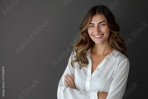 young woman portrait Generative AI