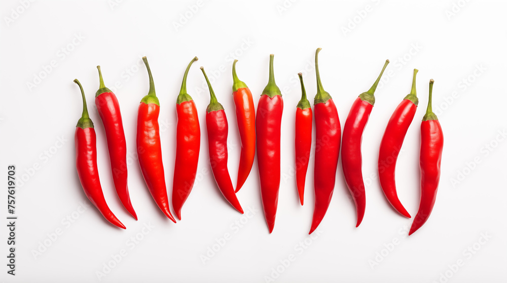 Fresh Red Hot Chili Peppers - Vegetables Collection