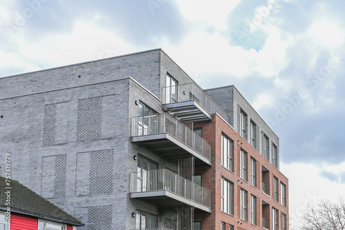 London, UK, 4 March 2024: Affordable housing new development in Boleyn Road, Newham, London