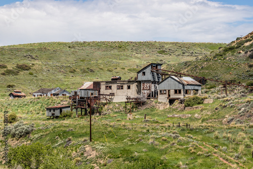 Scenic view and aerial view of Beartooth Hyw  photo