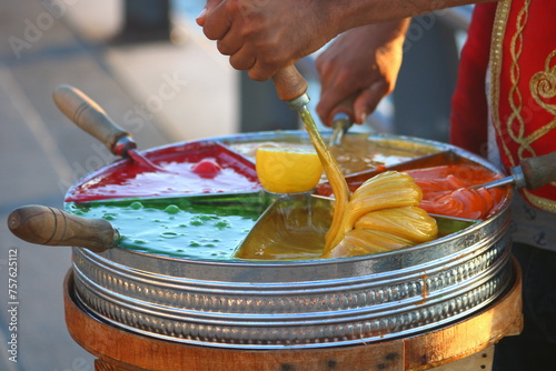 Εκτύπωση καμβά Ottoman Candy at a popular three day street festival that takes place annually i