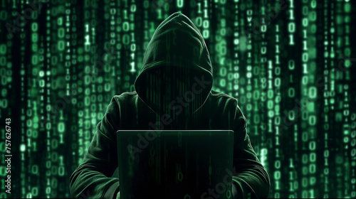 Person Hacking on a Computer, Data Breach