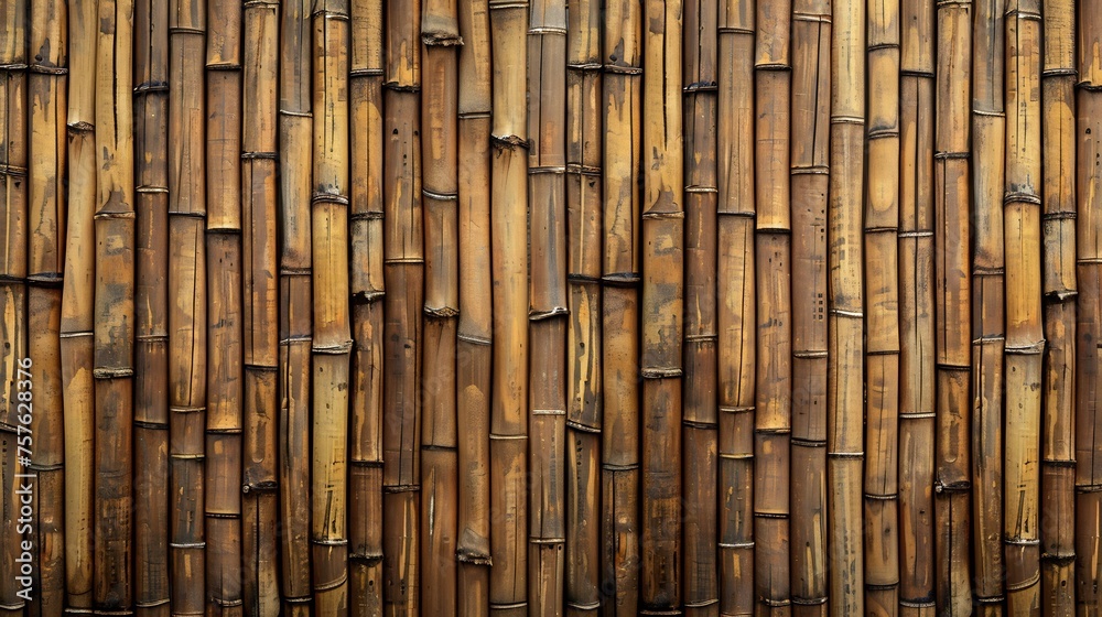 Bamboo texture background - obrazy, fototapety, plakaty 