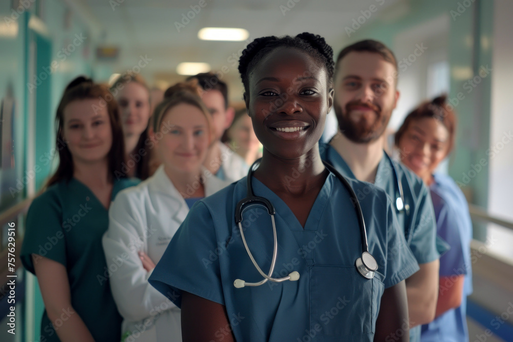 Group of diverse medical staff Group of diverse medical staff