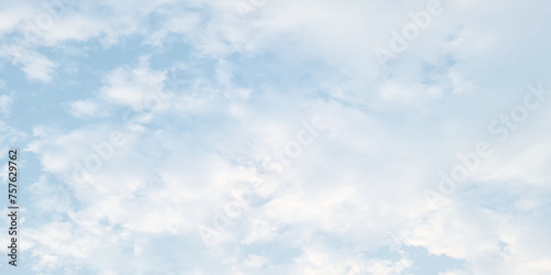 Natural and cloudy fresh blue sky background. Natural sky beautiful blue and white texture background. blue sky with cloud. sky with white clouds as background or texture	
