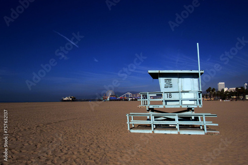 lifeguard tower on the beach