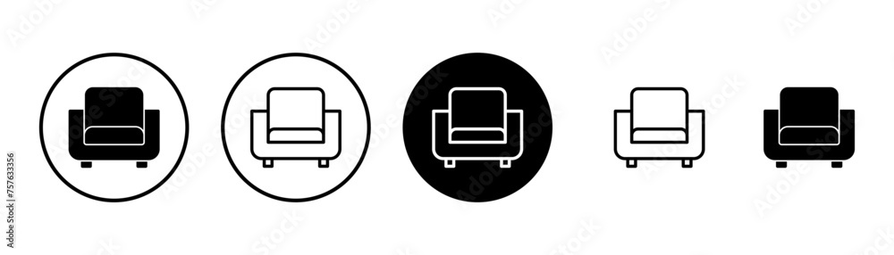Sofa icon vector isolated on white background. sofa icon illustration. furniture Sofa icon vector isolated on white background. sofa icon illustration. furniture