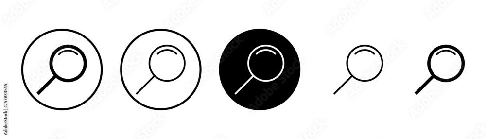 Search icon vector isolated on white background. Glass vector icon. search magnifying glass icon. Find Search icon vector isolated on white background. Glass vector icon. search magnifying glass icon. Find