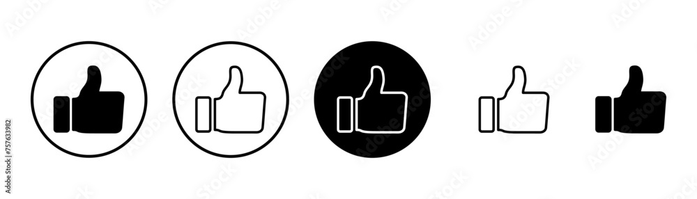 like icon vector isolated on white background. Thumbs up icon. social media icon like icon vector isolated on white background. Thumbs up icon. social media icon