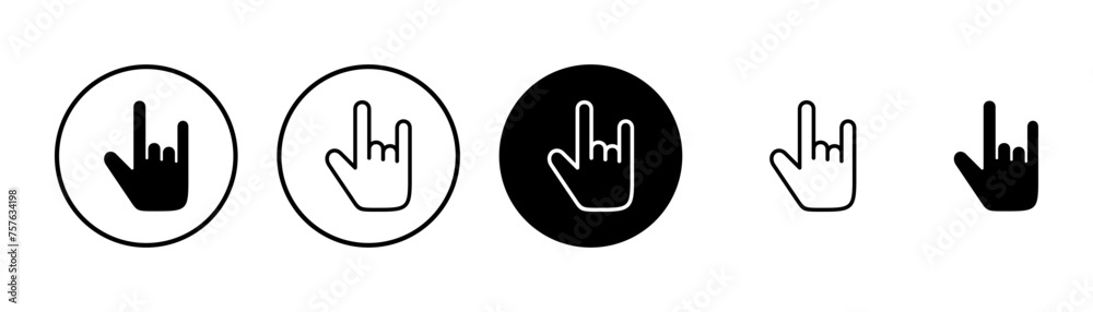 Hand icon vector isolated on white background. Hand gesture. hand stop Hand icon vector isolated on white background. Hand gesture. hand stop