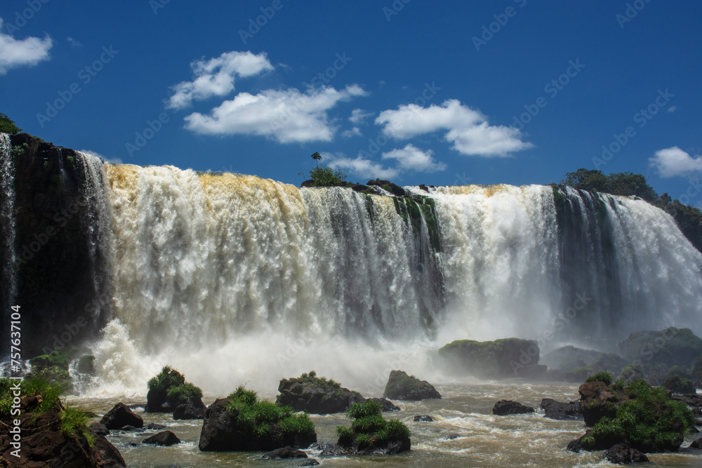 Fototapeta premium waterfall in the mountains
