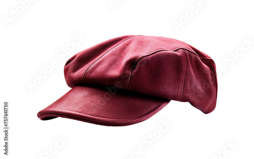 Vintage-inspired cap with a plush velvet finish.