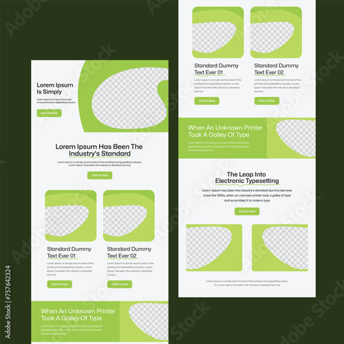 Multipurpose corporate business Email Marketing One Page Template