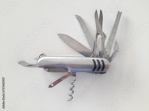 military issued Swiss Army knife with multiple tools and uses
 photo
