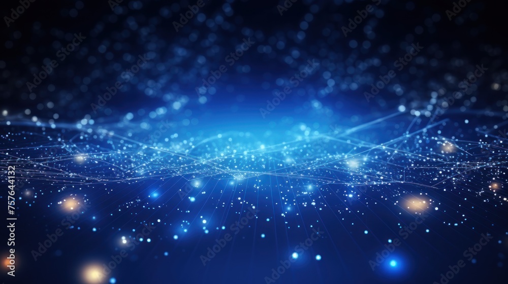 Technology Particle Abstract Background Technology Particle Abstract Background