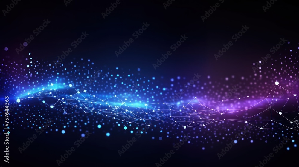 Technology Particle Abstract Background Technology Particle Abstract Background