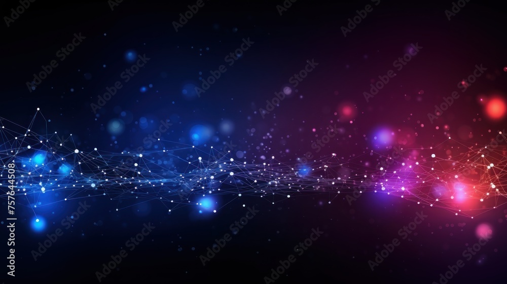 Technology Particle Abstract Background Technology Particle Abstract Background