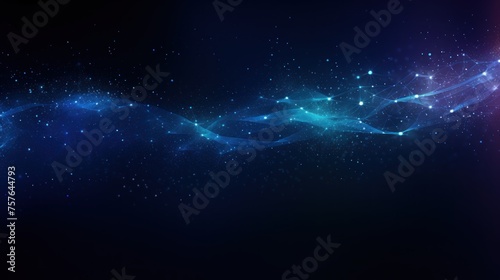 Technology Particle Abstract Background