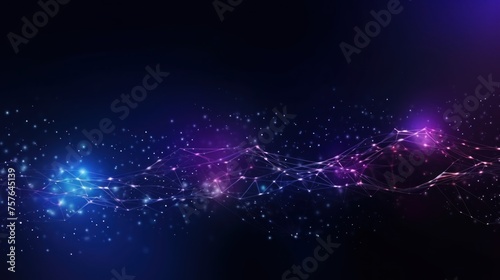 Technology Particle Abstract Background