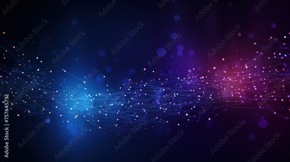 Technology Particle Abstract Background