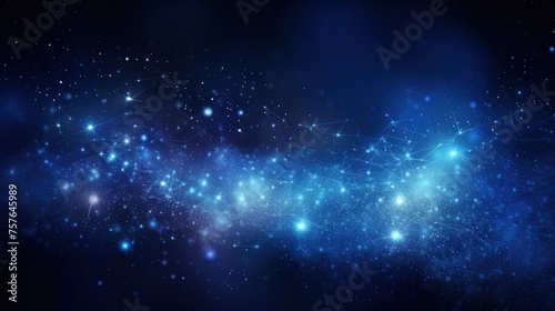 Technology Particle Abstract Background
