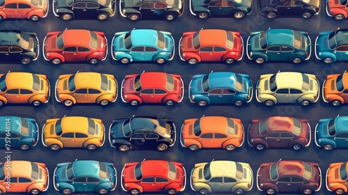 Car Seamless Wallpaper or Background, 16:9
