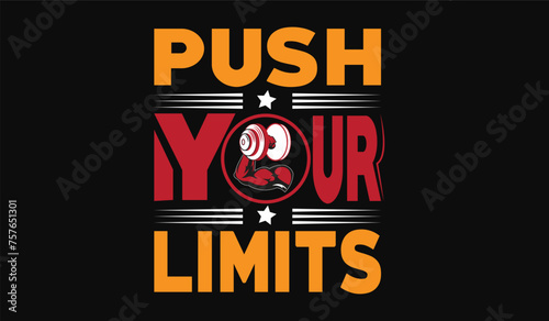 Fitness t-shirt design