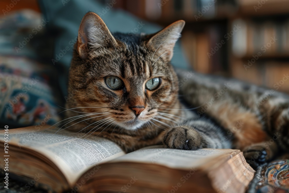 A pet-inspired fantasy novel being written by a wise old cat, telling tales of heroism and adventure in a world governed by animals.