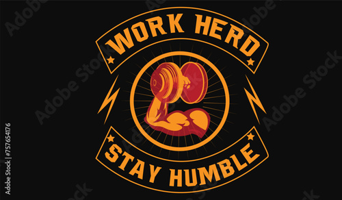 Fitness t-shirt design
