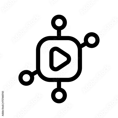 Cdn Icon Vector Symbol Design Illustration