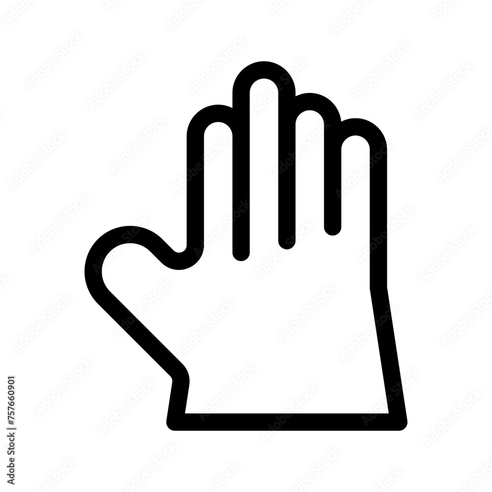 Glove Icon Vector Symbol Design Illustration Glove Icon Vector Symbol Design Illustration
