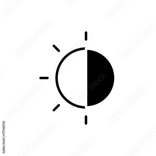 moon glyph icon