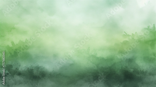 Forest Canopy: Fresh Green Watercolor Overlays 
