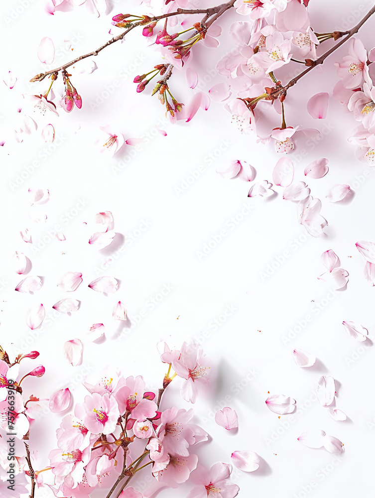 Pink cherry blossom