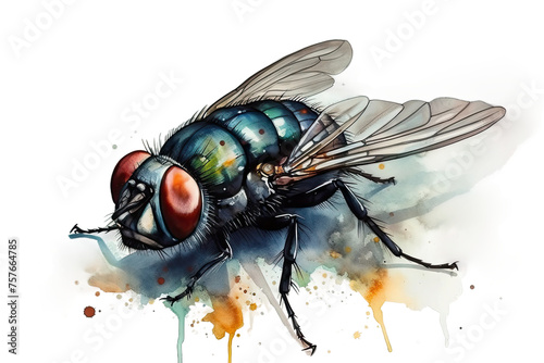 plain watercolor painting background fly © akk png