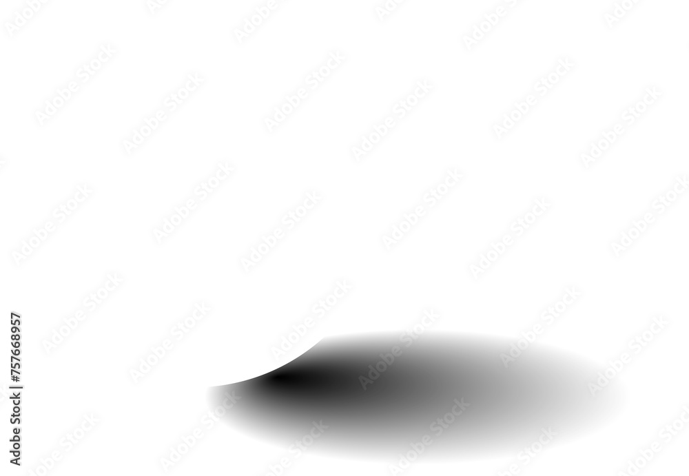 White paper circle and shadow, labels, banners, icons White paper circle and shadow, labels, banners, icons